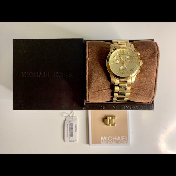 Gold Michael Kors Watch - Picture 1 of 3